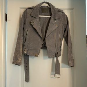 BlankNYC suede moto jacket